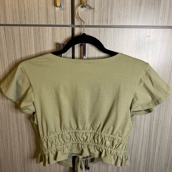 PRINCESS POLLY Jamison Reid Crop Top Green - Picture 5 of 5